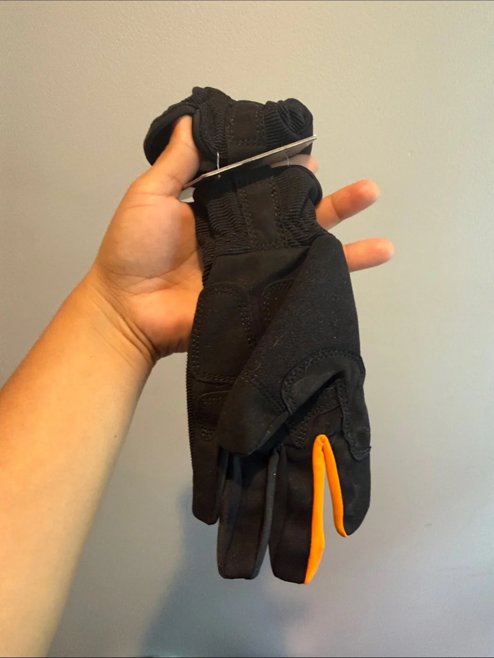 Fiskars Women's Black & Orange Garden Work Gloves - S/M